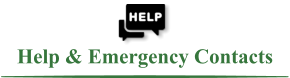 Help & Emergency Contacts
