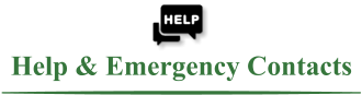 Help & Emergency Contacts